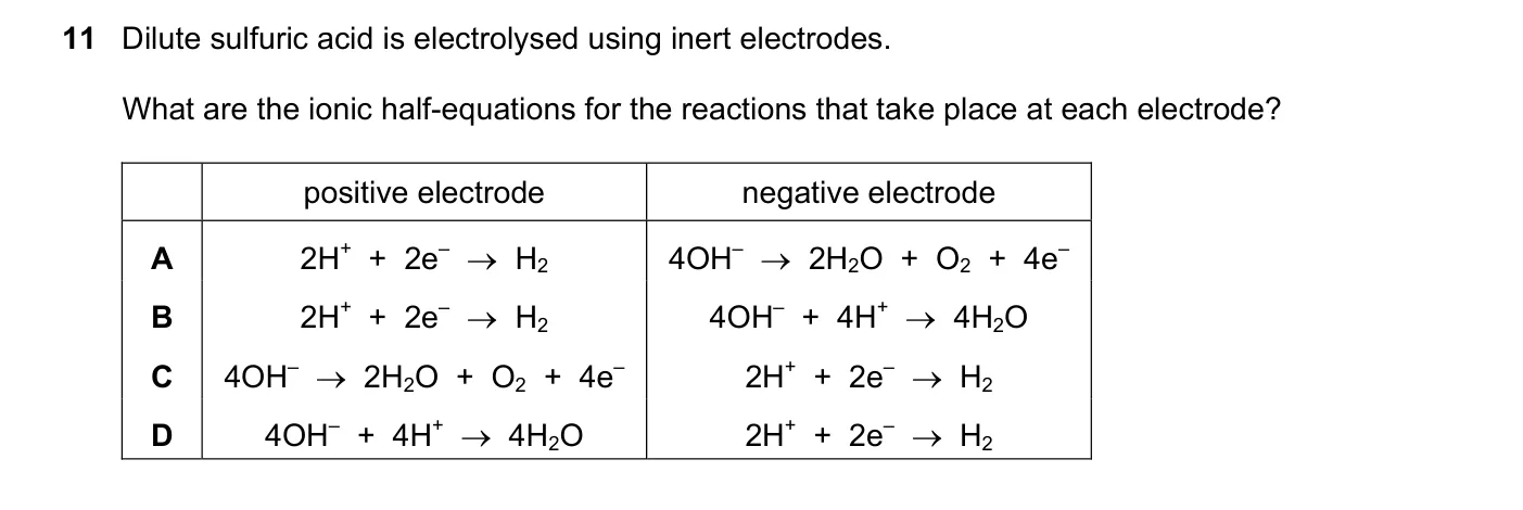 Question 11, June 2018, 0620 Paper 23