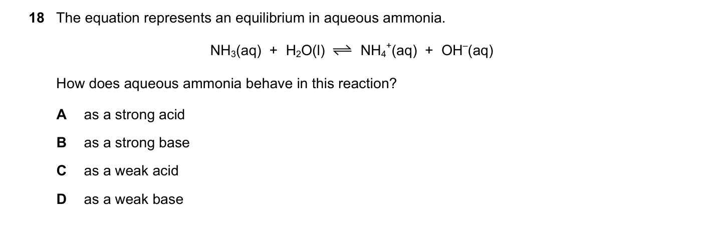 Question 18, June 2018, 0620 Paper 23
