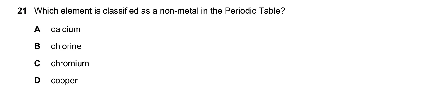 Question 21, June 2018, 0620 Paper 23