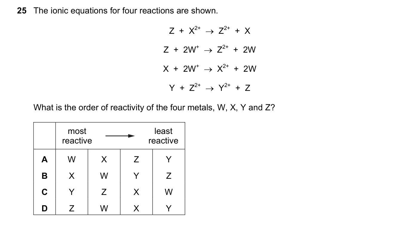 Question 25, June 2018, 0620 Paper 23