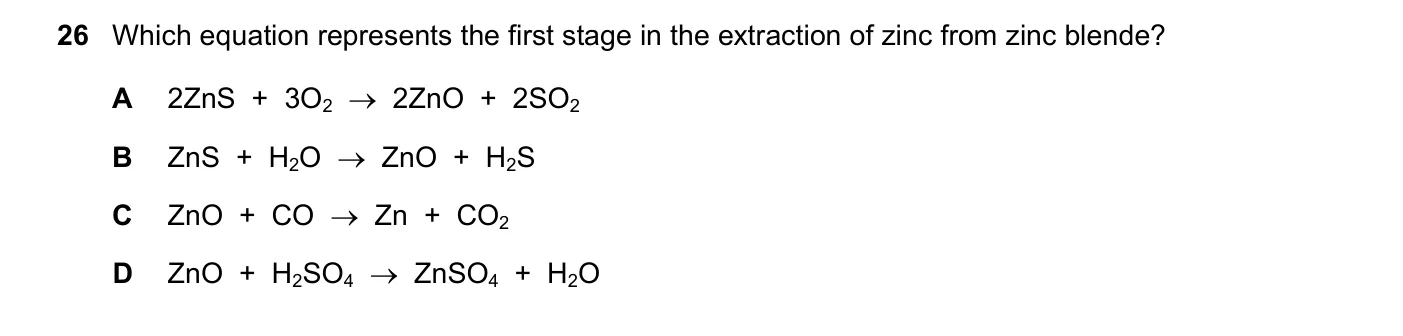 Question 26, June 2018, 0620 Paper 23