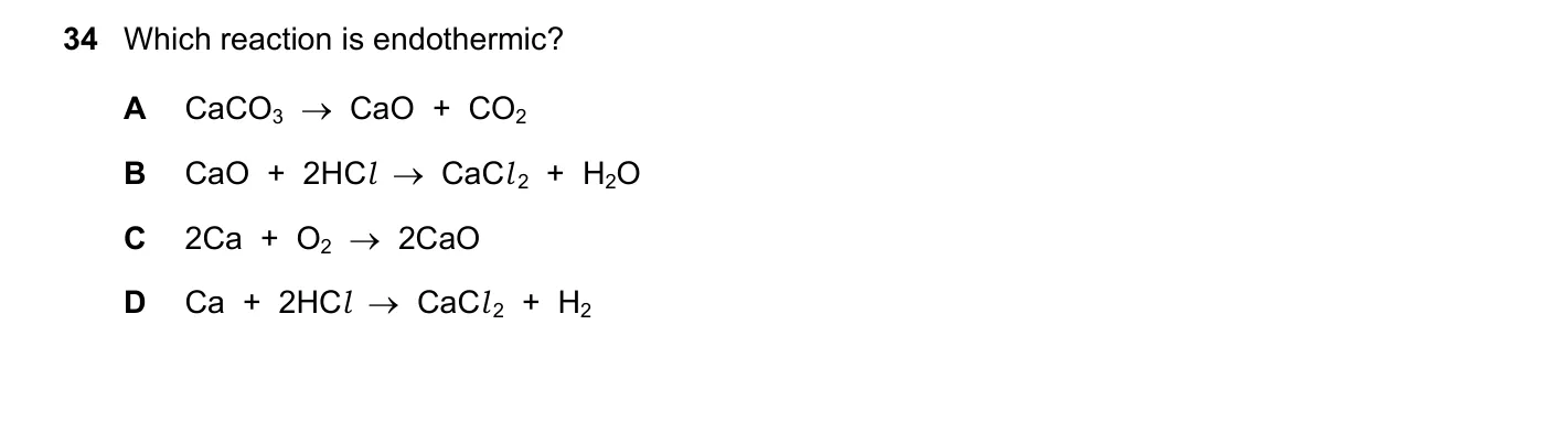 Question 34, November 2018, 0620 Paper 21