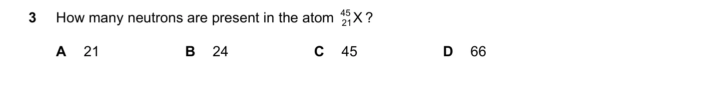 Question 3, November 2018, 0620 Paper 22