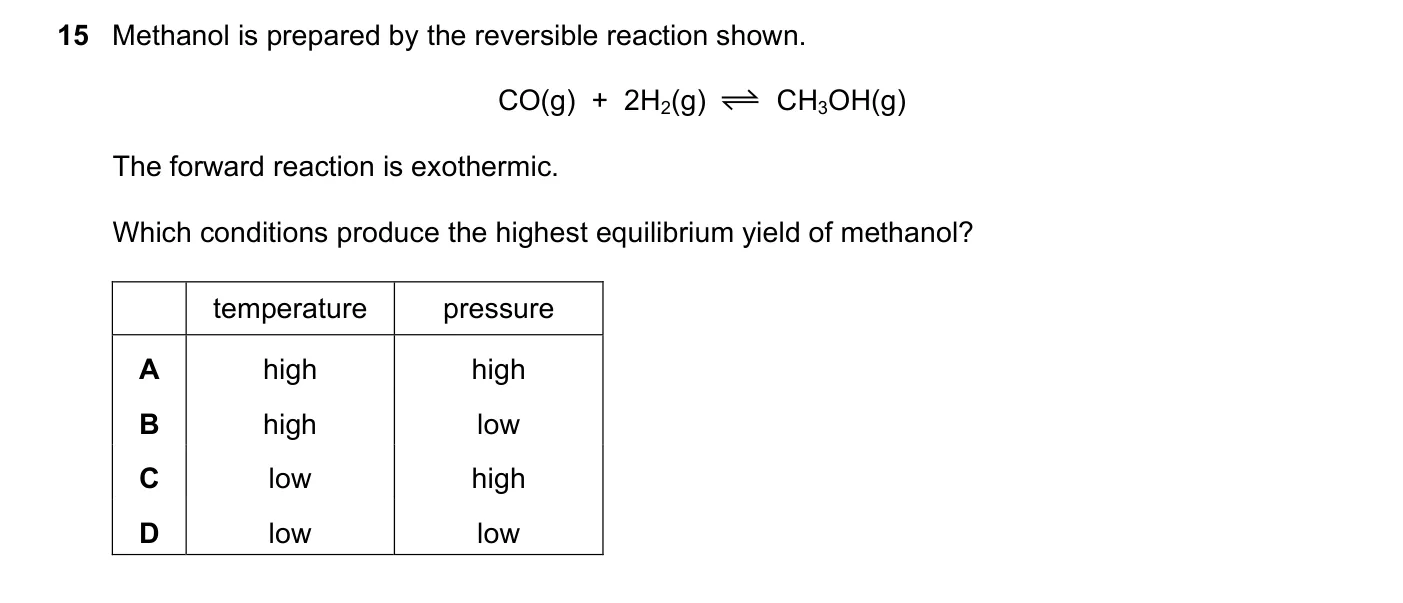 Question 15, November 2018, 0620 Paper 22