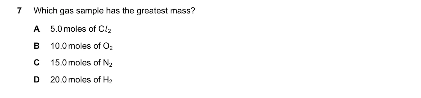 Question 7, November 2018, 0620 Paper 23