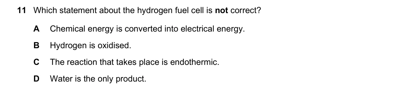 Question 11, June 2019, 0620 Paper 21