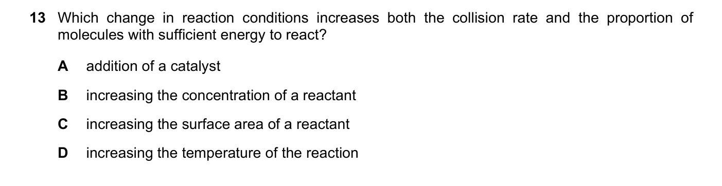 Question 13, June 2019, 0620 Paper 21