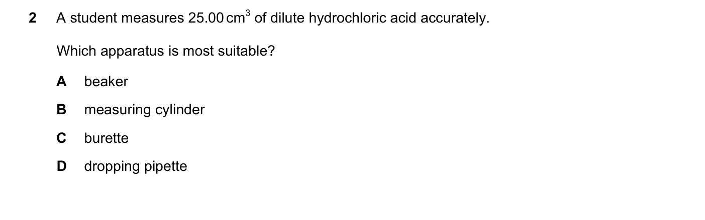 Question 2, June 2019, 0620 Paper 22