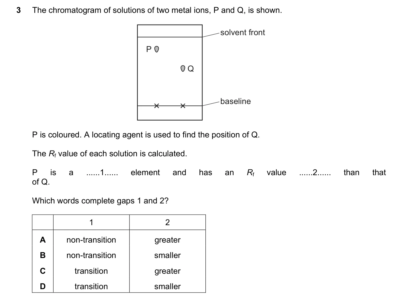 Question 3, June 2019, 0620 Paper 22