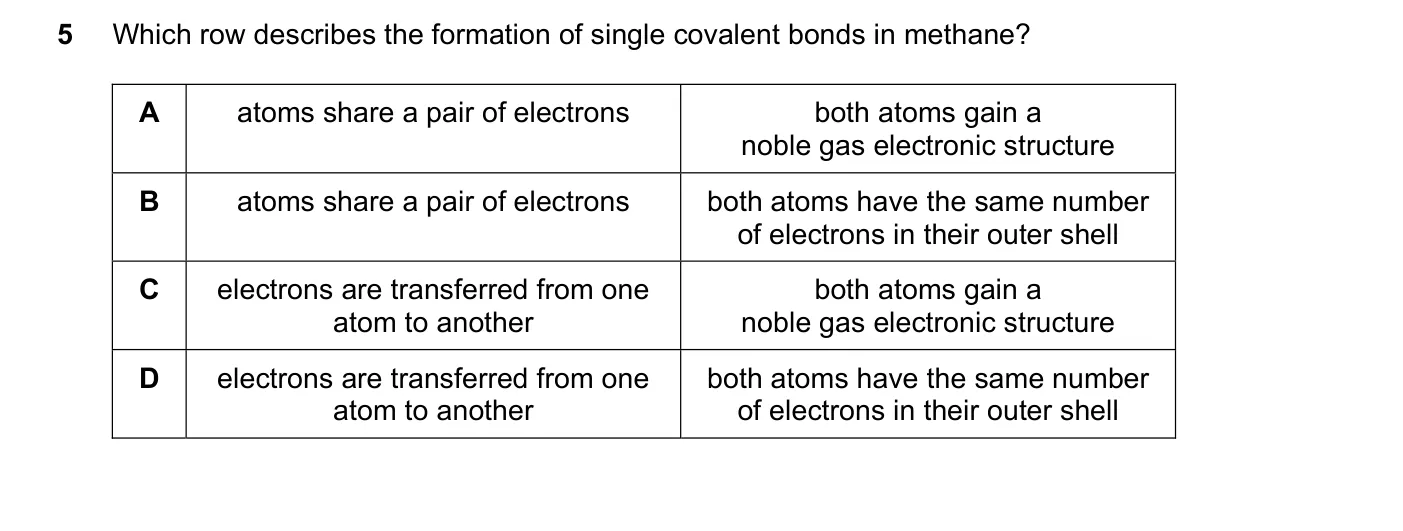 Question 5, June 2019, 0620 Paper 22