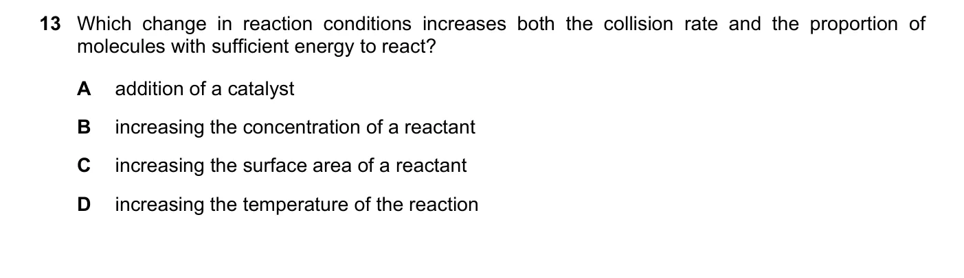 Question 13, June 2019, 0620 Paper 22