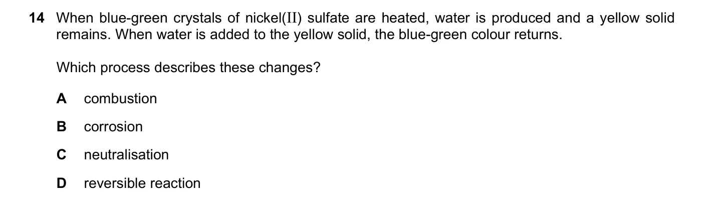 Question 14, June 2019, 0620 Paper 22