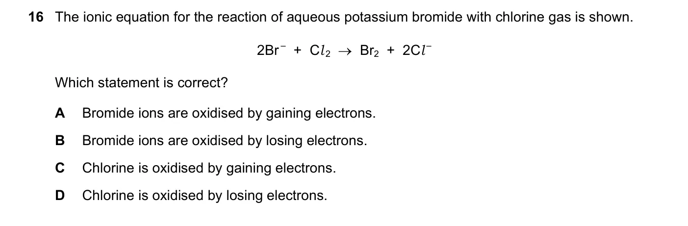 Question 16, June 2019, 0620 Paper 22