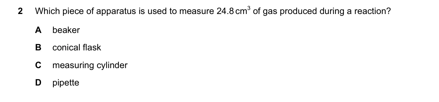 Question 2, June 2019, 0620 Paper 23