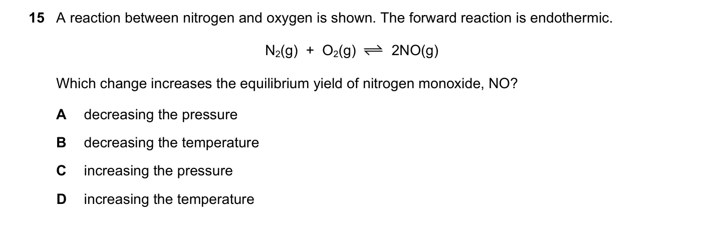 Question 15, June 2019, 0620 Paper 23