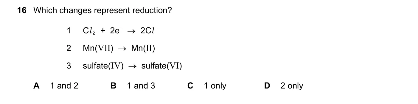 Question 16, June 2019, 0620 Paper 23