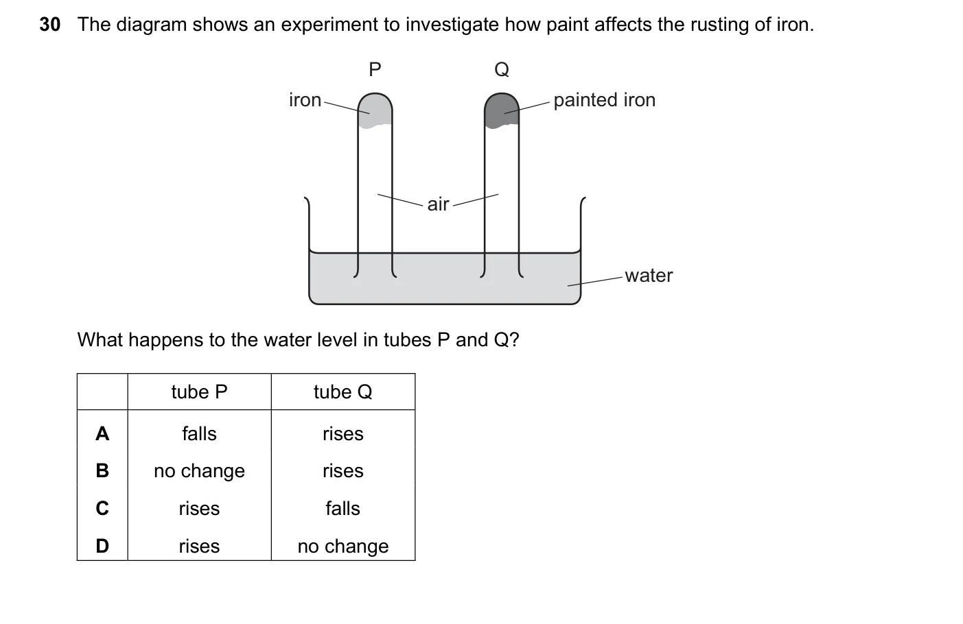 Question 30, June 2019, 0620 Paper 23