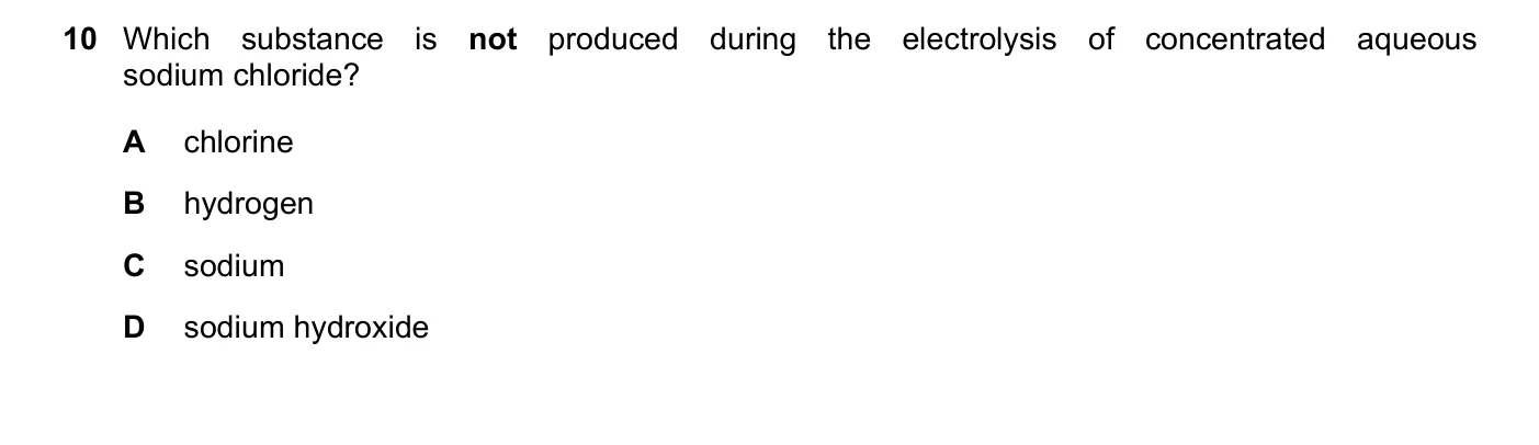 Question 10, March 2019, 0620 Paper 22