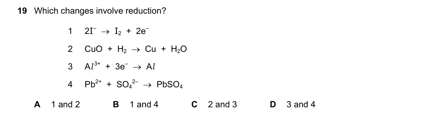 Question 19, March 2019, 0620 Paper 22