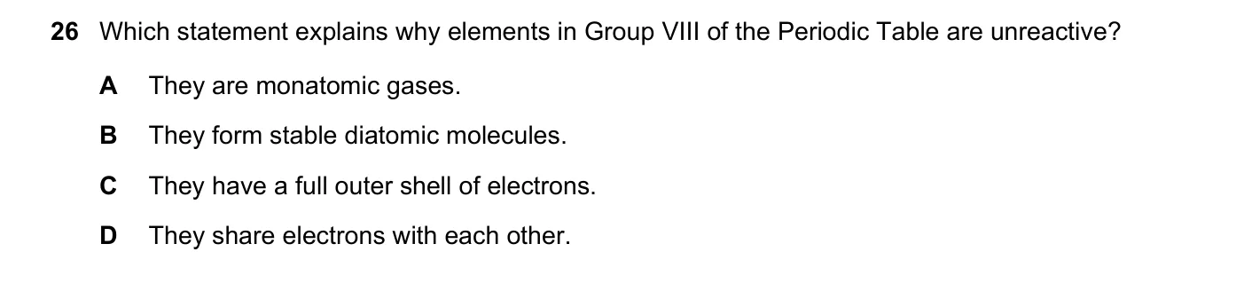 Question 26, March 2019, 0620 Paper 22