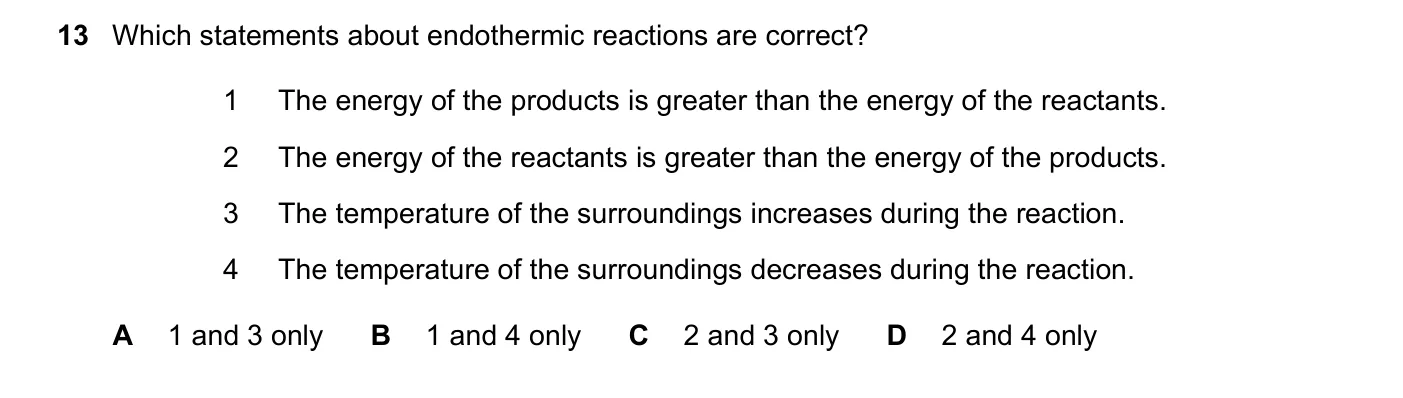 Question 13, November 2019, 0620 Paper 21