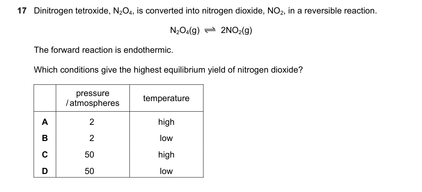 Question 17, November 2019, 0620 Paper 21