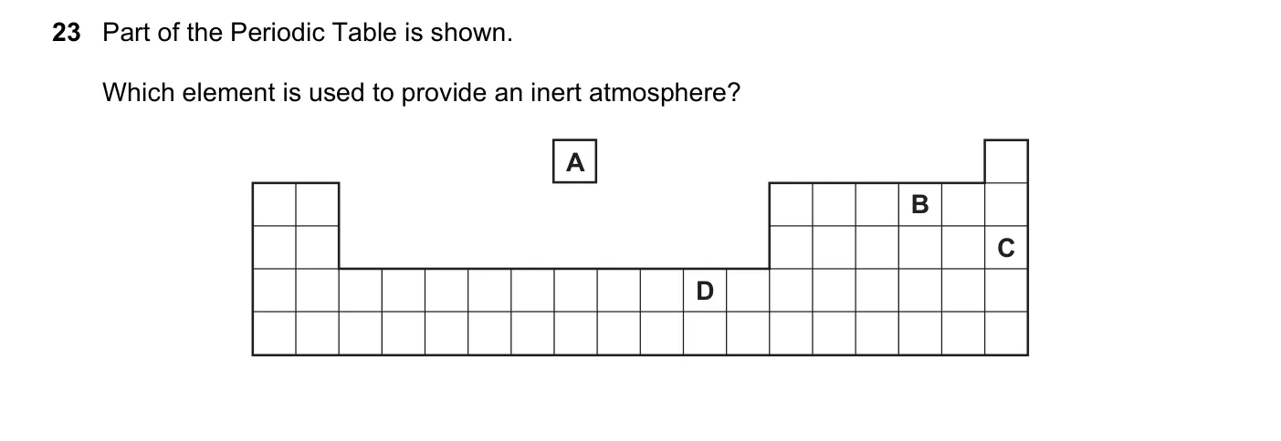 Question 23, November 2019, 0620 Paper 21