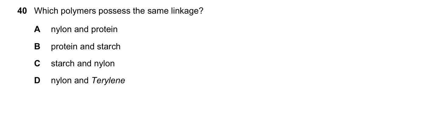 Question 40, November 2019, 0620 Paper 21