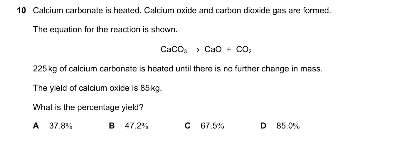 Question 10, November 2019, 0620 Paper 22