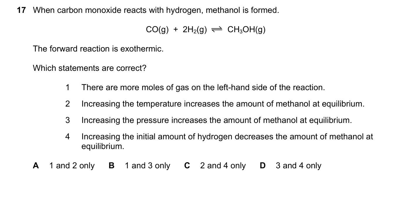Question 17, November 2019, 0620 Paper 22