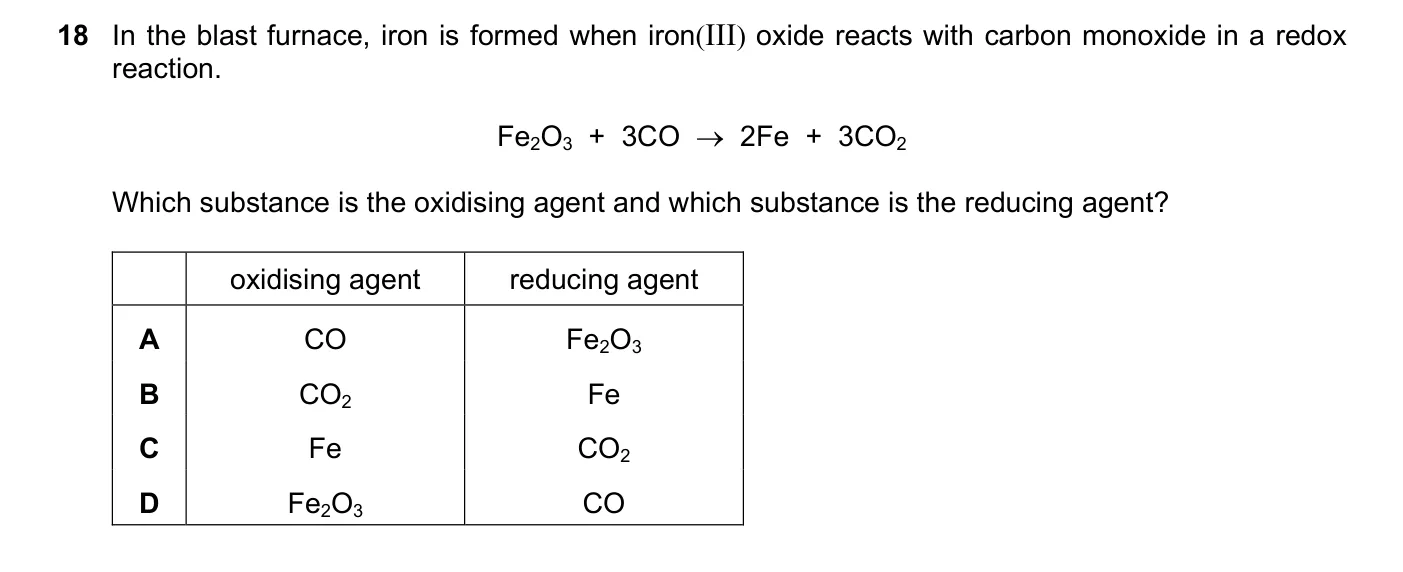 Question 18, November 2019, 0620 Paper 22