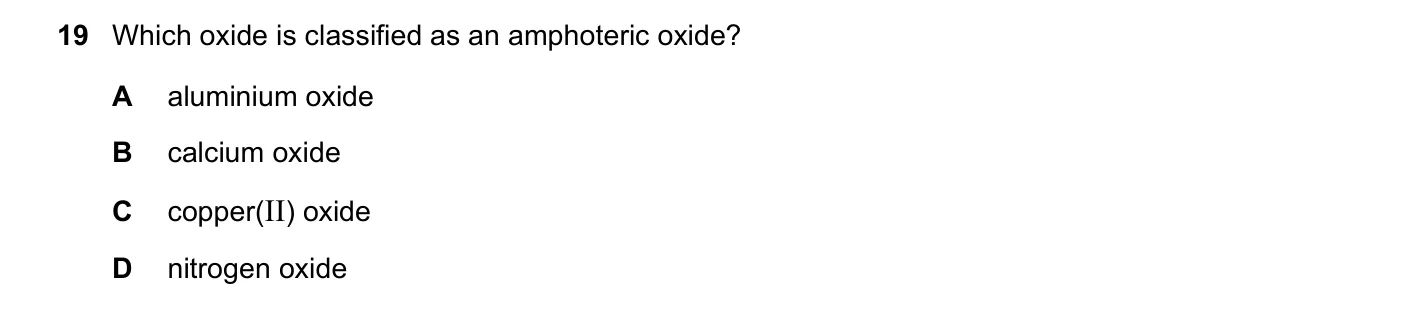 Question 19, November 2019, 0620 Paper 22