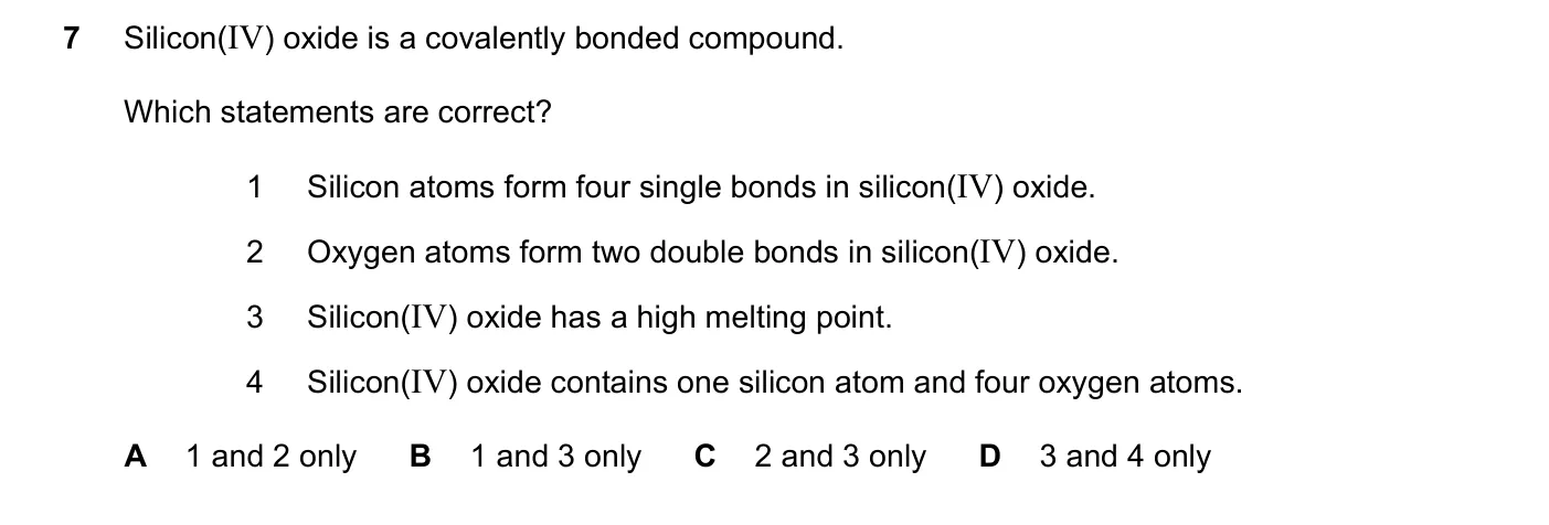 Question 7, November 2019, 0620 Paper 23
