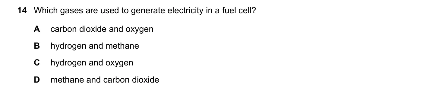 Question 14, November 2019, 0620 Paper 23