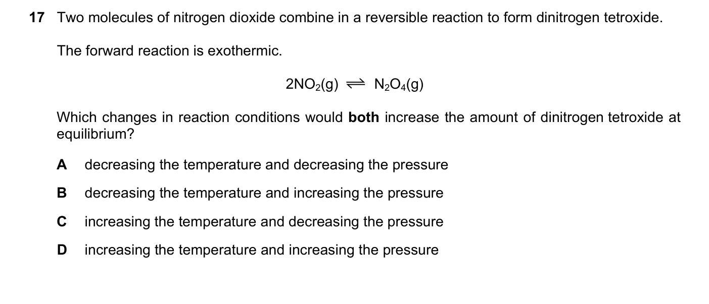 Question 17, November 2019, 0620 Paper 23