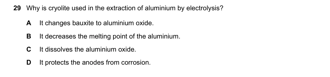 Question 29, November 2019, 0620 Paper 23