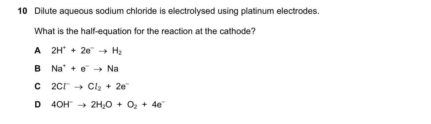 Question 10, June 2020, 0620 Paper 21
