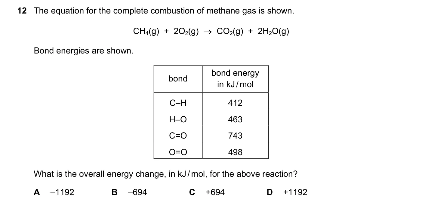 Question 12, June 2020, 0620 Paper 21