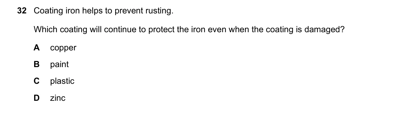 Question 32, June 2020, 0620 Paper 21