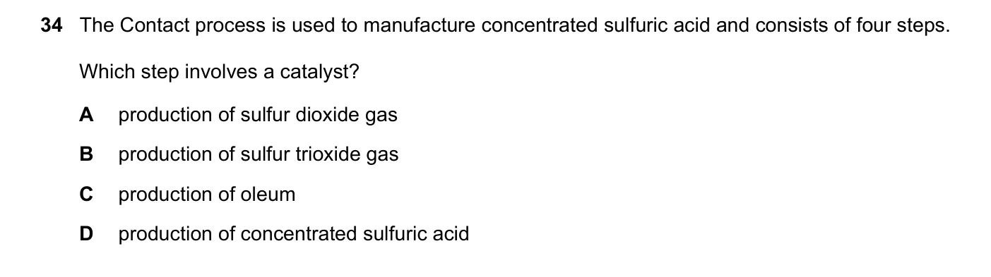 Question 34, June 2020, 0620 Paper 21