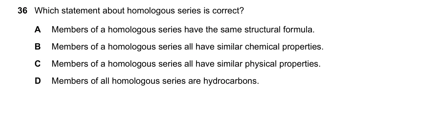 Question 36, June 2020, 0620 Paper 21
