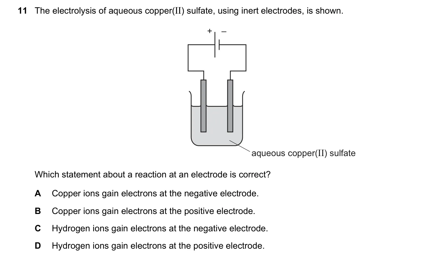 Question 11, June 2020, 0620 Paper 22