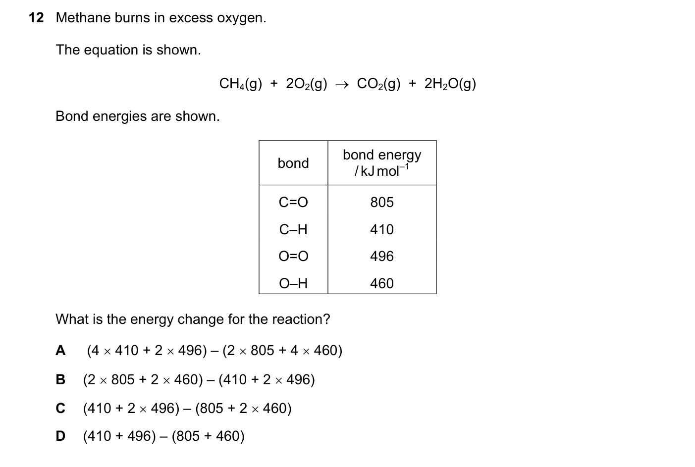 Question 12, June 2020, 0620 Paper 22