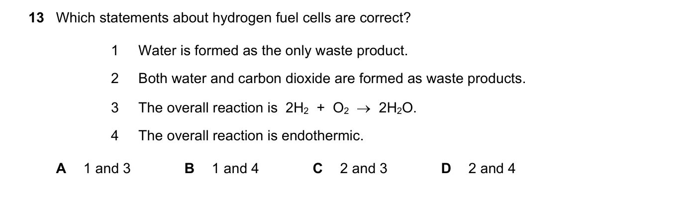 Question 13, June 2020, 0620 Paper 22