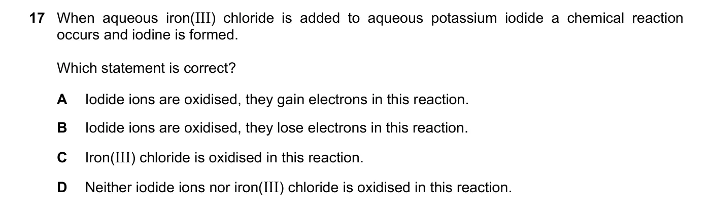 Question 17, June 2020, 0620 Paper 22