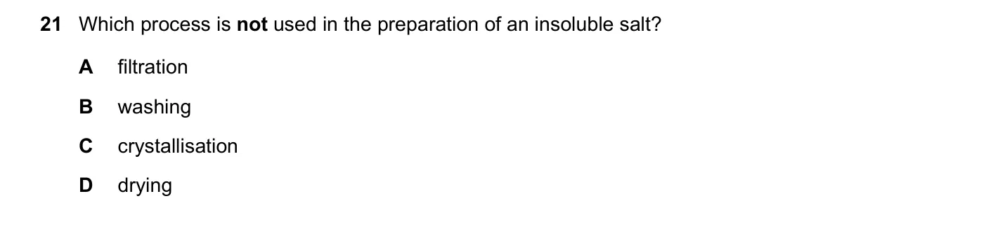 Question 21, June 2020, 0620 Paper 22