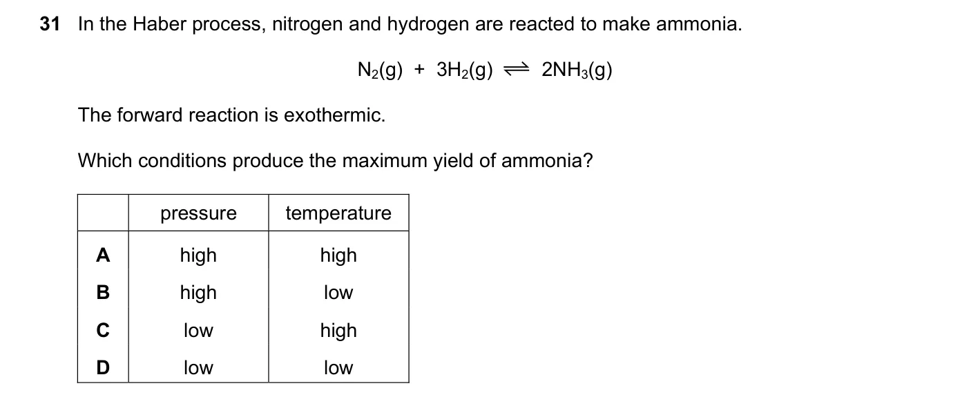 Question 31, June 2020, 0620 Paper 22