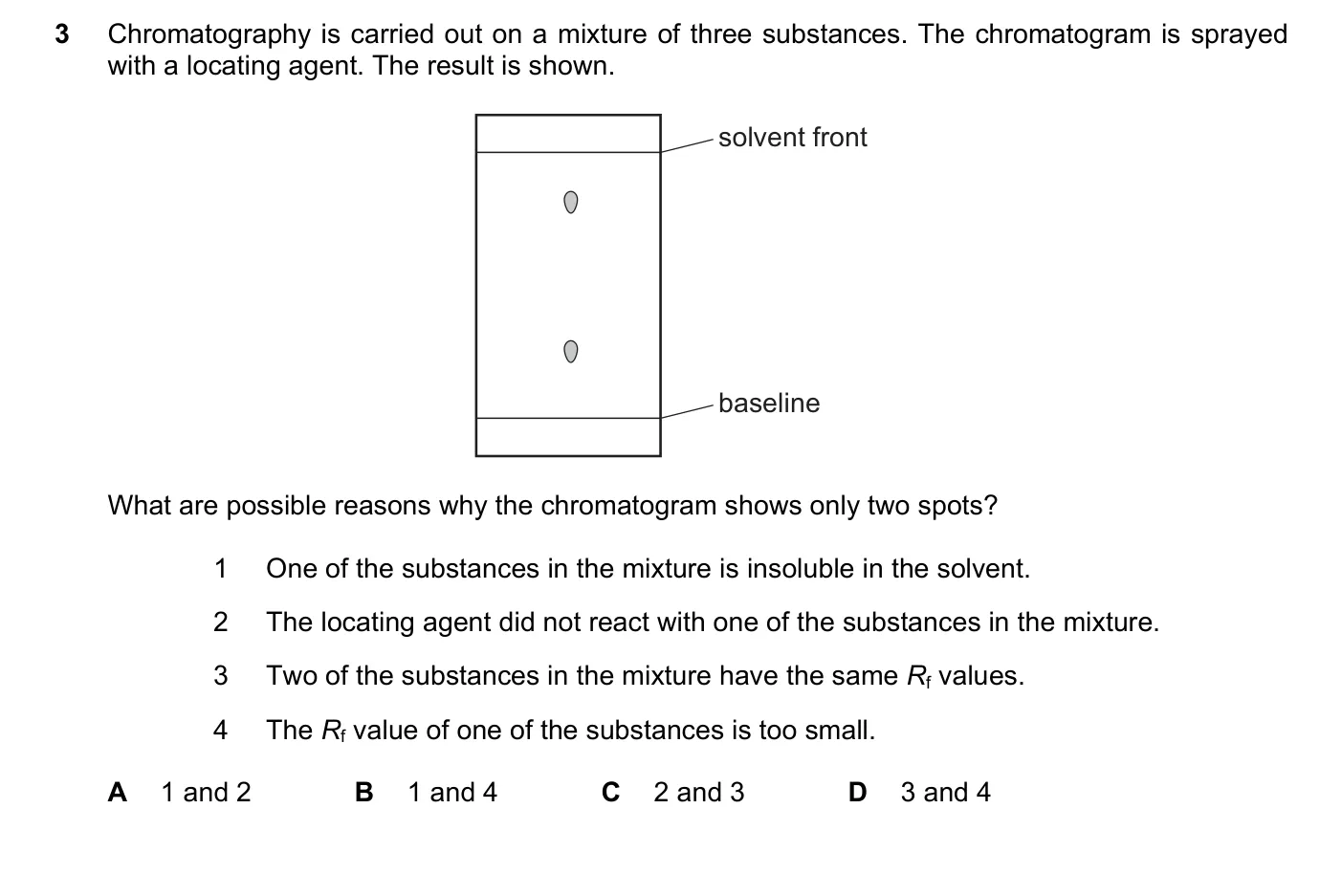 Question 3, June 2020, 0620 Paper 23