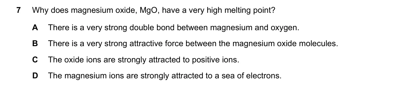 Question 7, June 2020, 0620 Paper 23