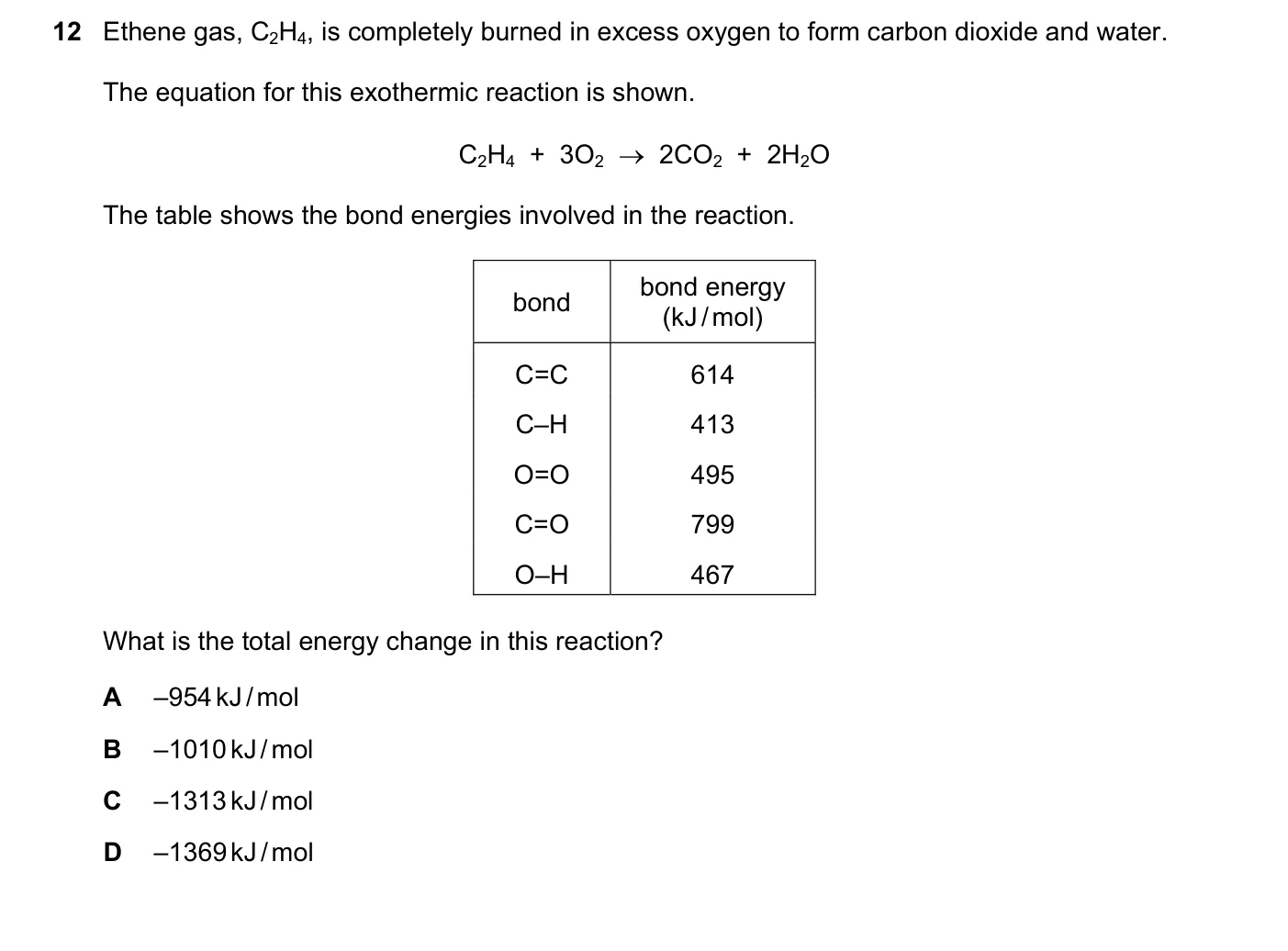 Question 12, June 2020, 0620 Paper 23